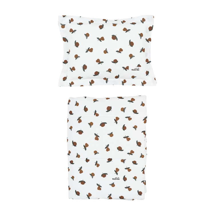 Malomi COTTON BEDDING SET GARDEN FRUITS L Wayfair.co.uk